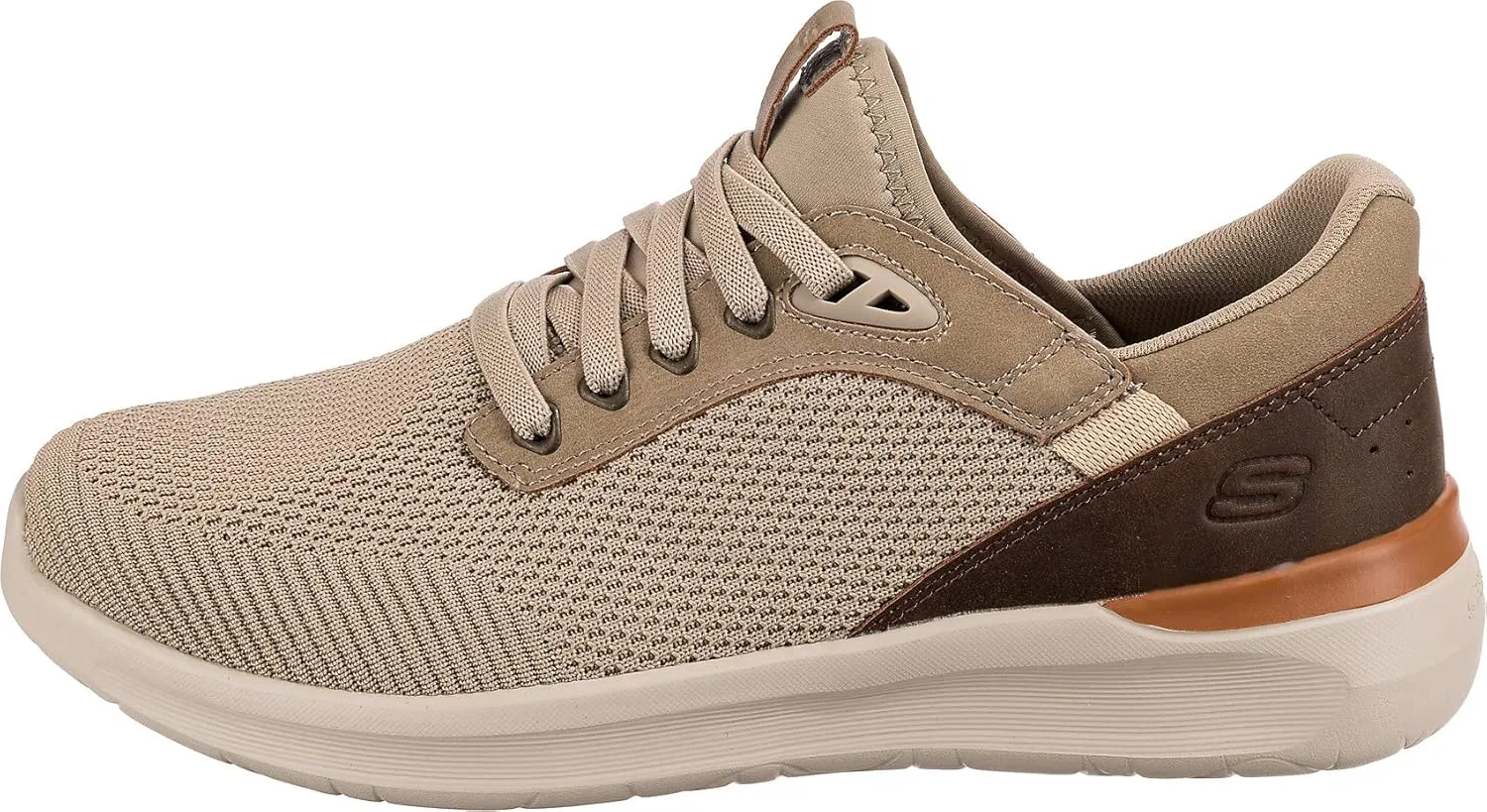 Мужские кроссовки Skechers Lattimore Lasiter, Taupe Mesh Synthetic — фото 3