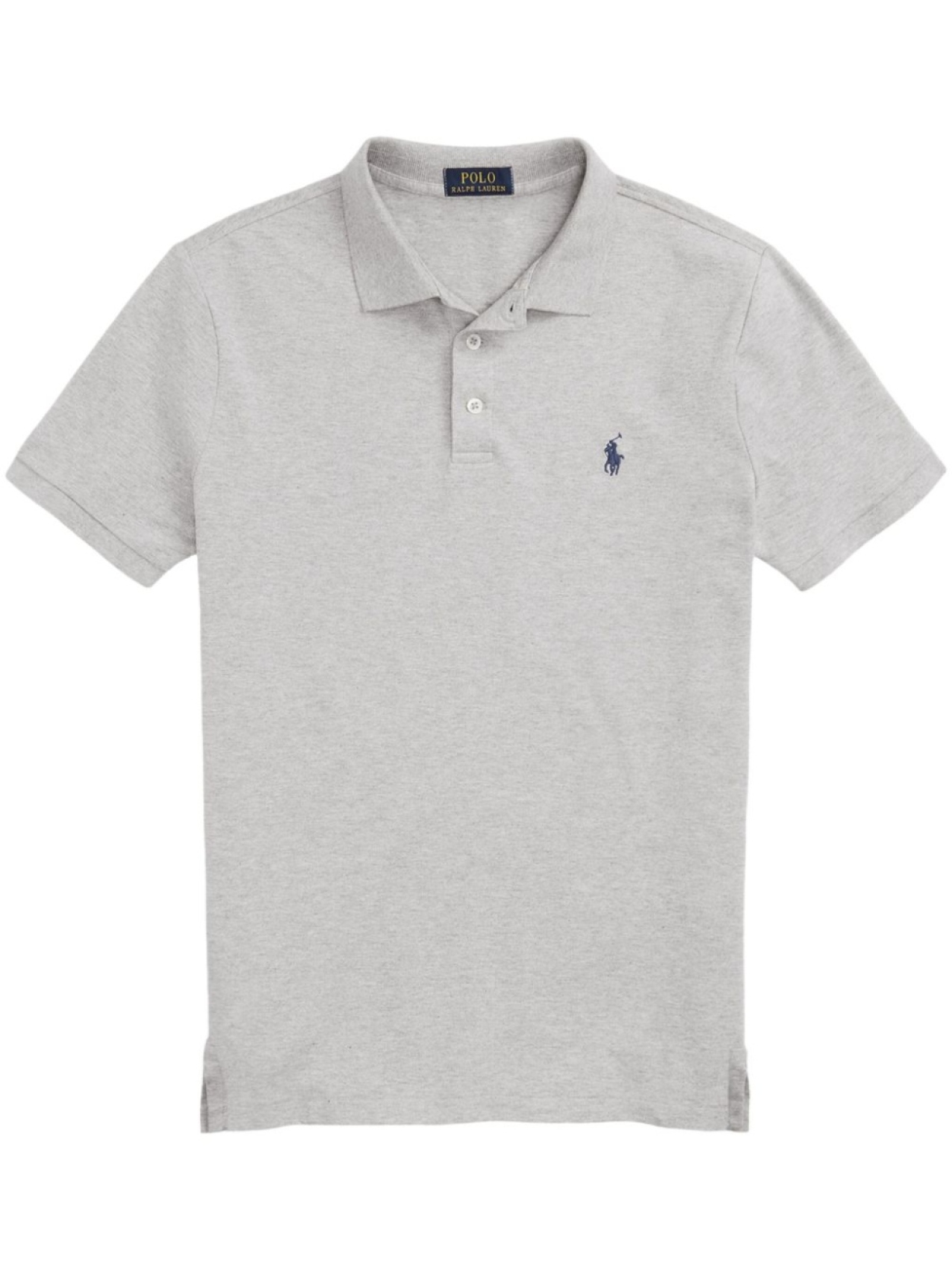 

Polo Ralph Lauren рубашка поло с вышивкой Polo Pony, серый