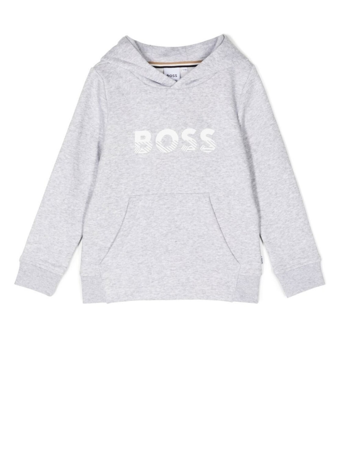 

Худи с логотипом BOSS Kidswear, серый