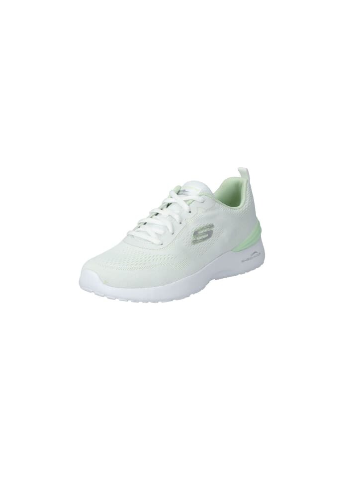 

Кроссовки на шнуровке Skechers, цвет white/mint