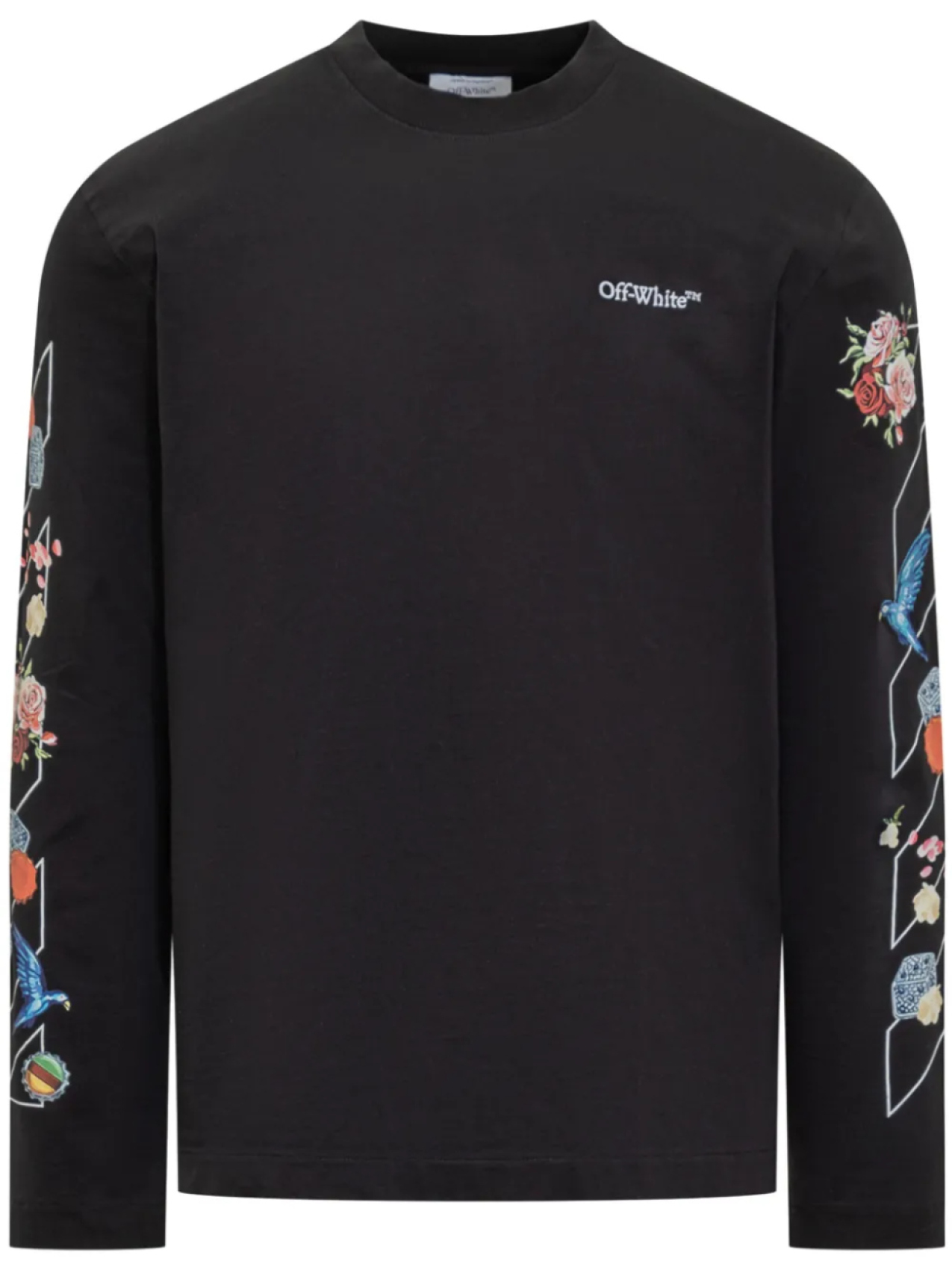 

Off-White футболка с полосками Diag