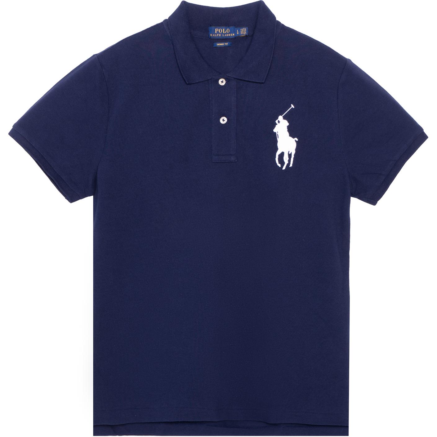 

Polo Ralph Lauren Женская поло темно-синего цвета