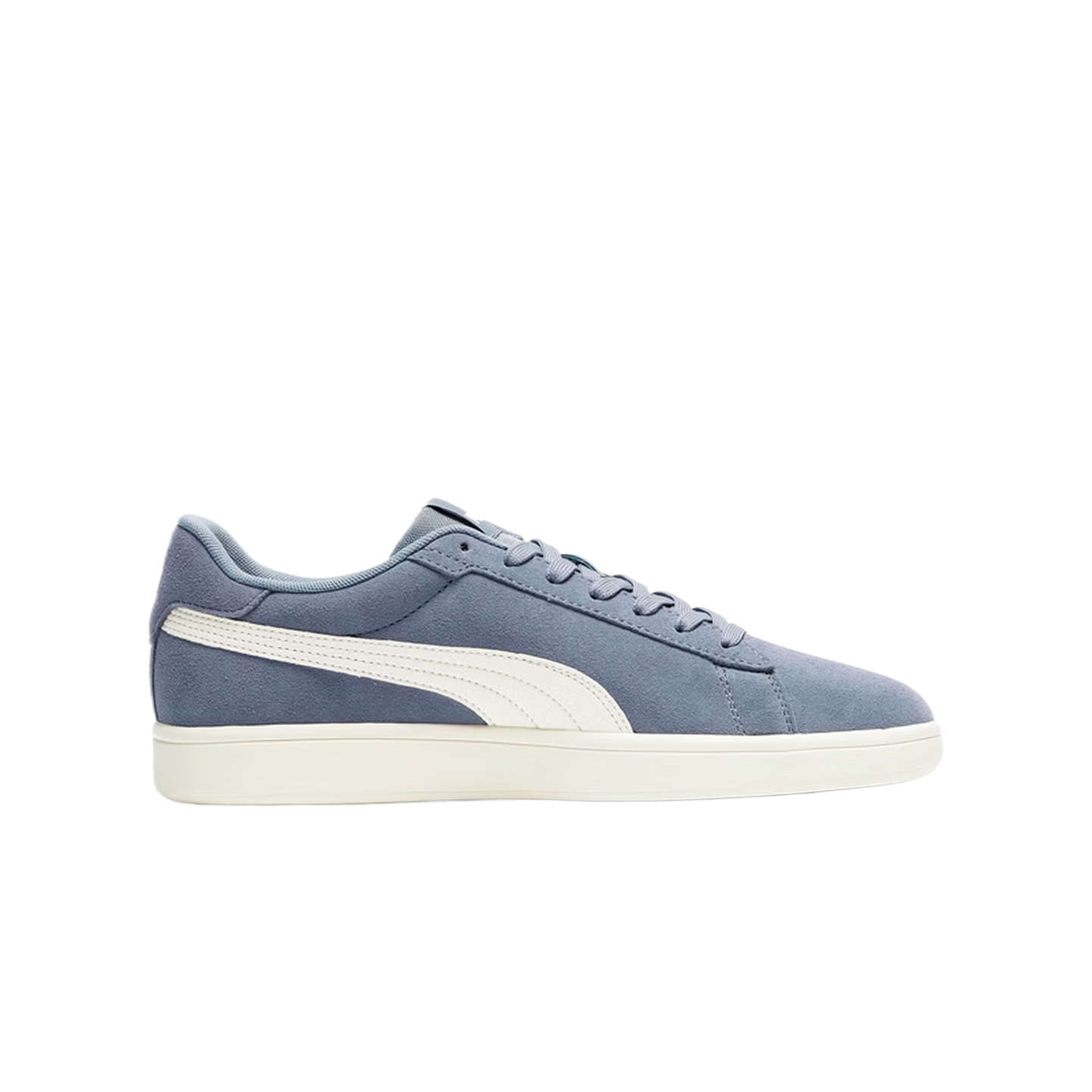 Smash Split Cow Leather, искусственная кожа дышащие низкие кроссовки для скейтбординга Unisex PUMA, sky серый-warm белый-31 — фото 3