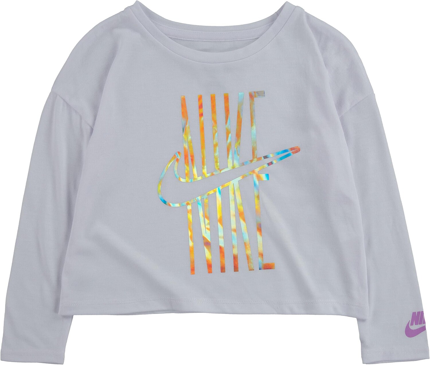 

Футболка Nike Iridescent Drapey Jersey Tee, белый