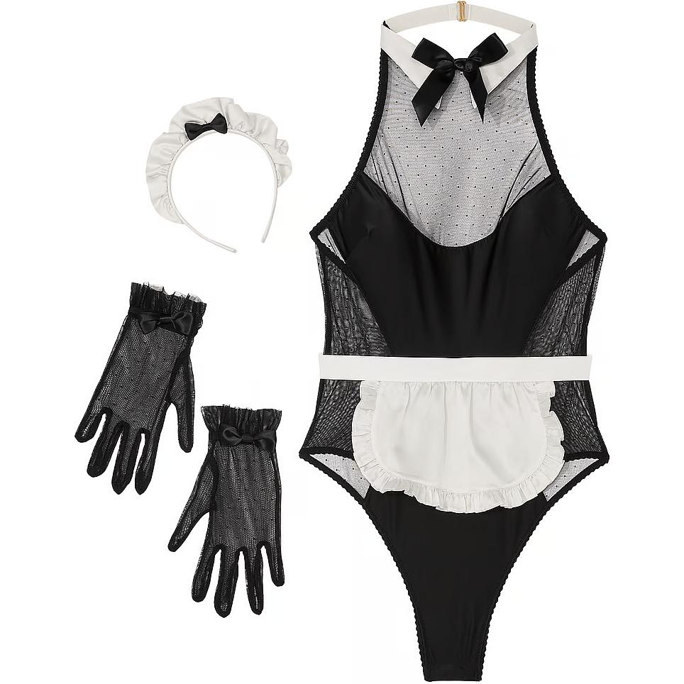

Очень Сексуальный Комплект Нижнего Белья Женский Черный Victoria's Secret, Комплект (Черный)