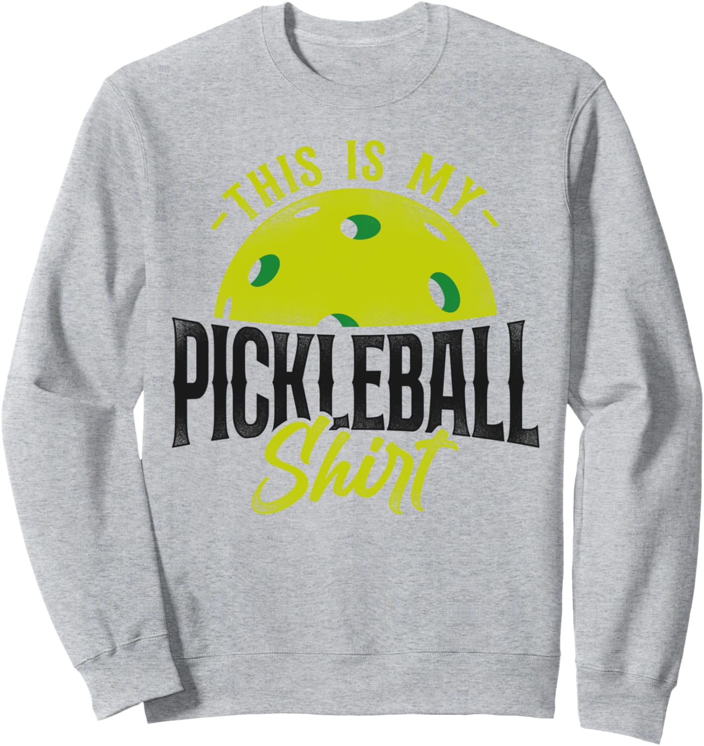 

Толстовка и толстовка с надписью «Это мой пиклбол» Cool Pickleball Player Hd0, серый