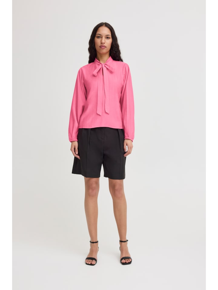 

ICHI Блузка с длинными рукавами IXWILMA, стандартный крой, цвет «Любовное зелье»