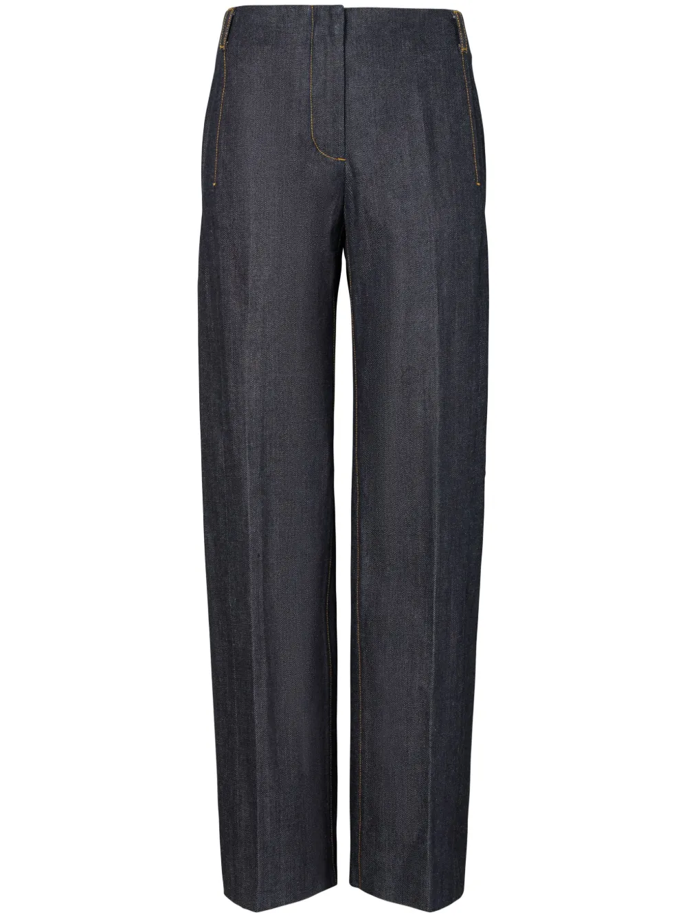 

Прямые джинсы Selvedge Tory Burch, синий