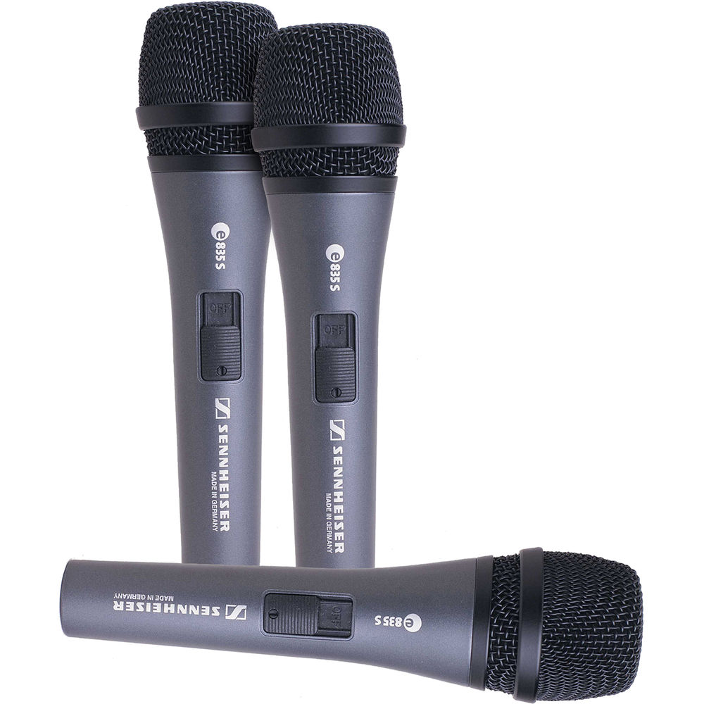 

Ручной микрофон Sennheiser e835-S THREE PACK 507359
