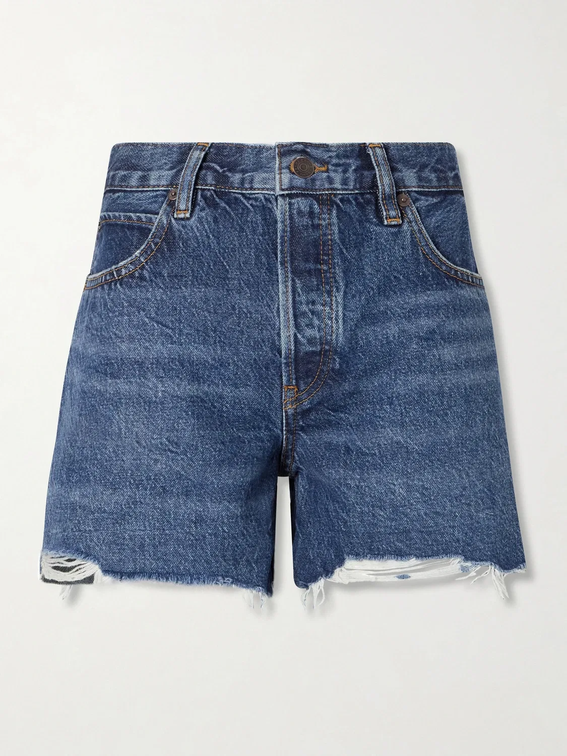 Джинсовые шорты FRAME, синий