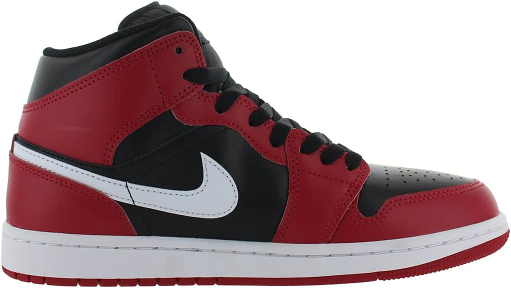 Мужские кроссовки Jordan 1 Mid белый/темно-синий-волчий серый (DQ8426 104) Nike — фото 2