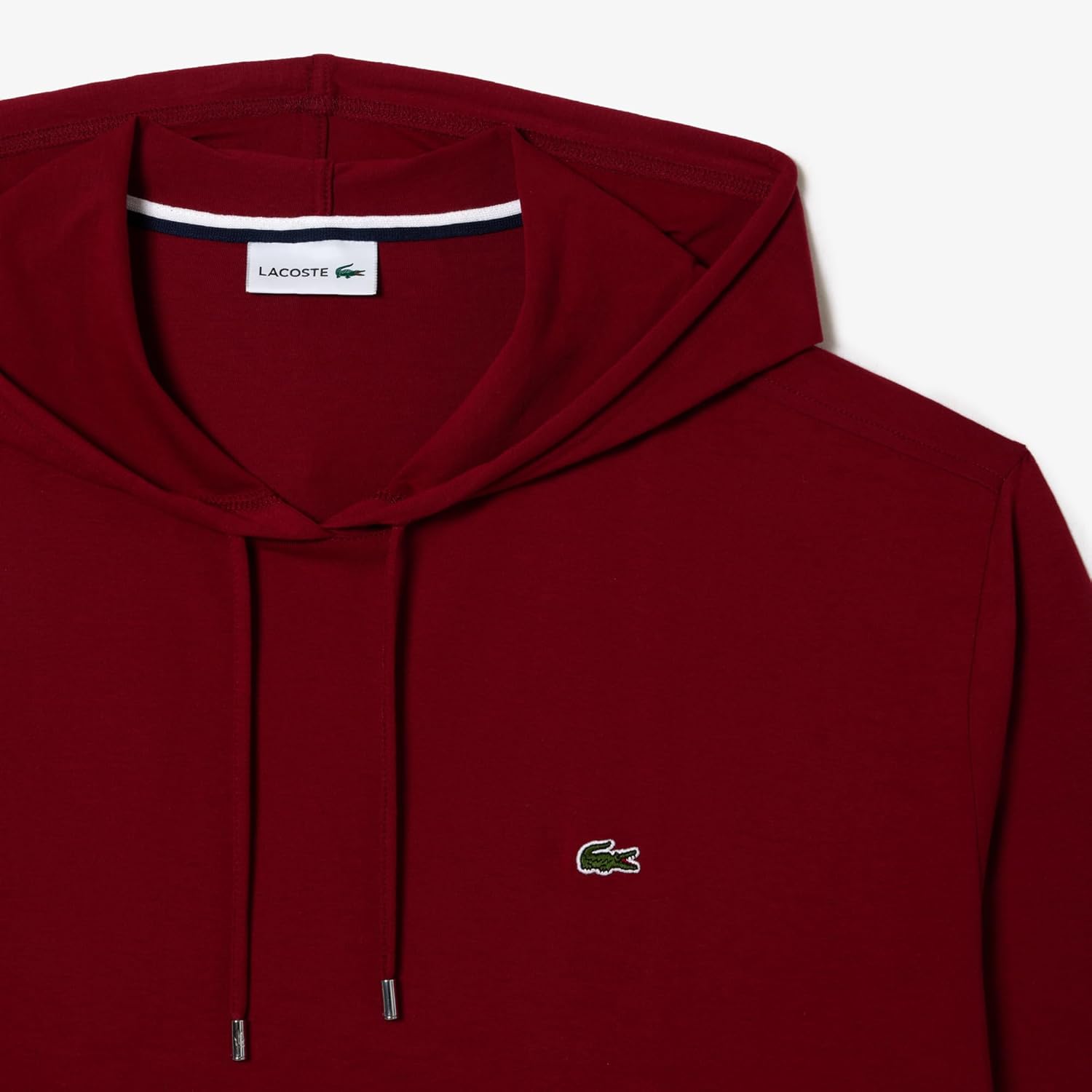 Мужская футболка с капюшоном Lacoste для высоких мужчин, Bordeaux — фото 2