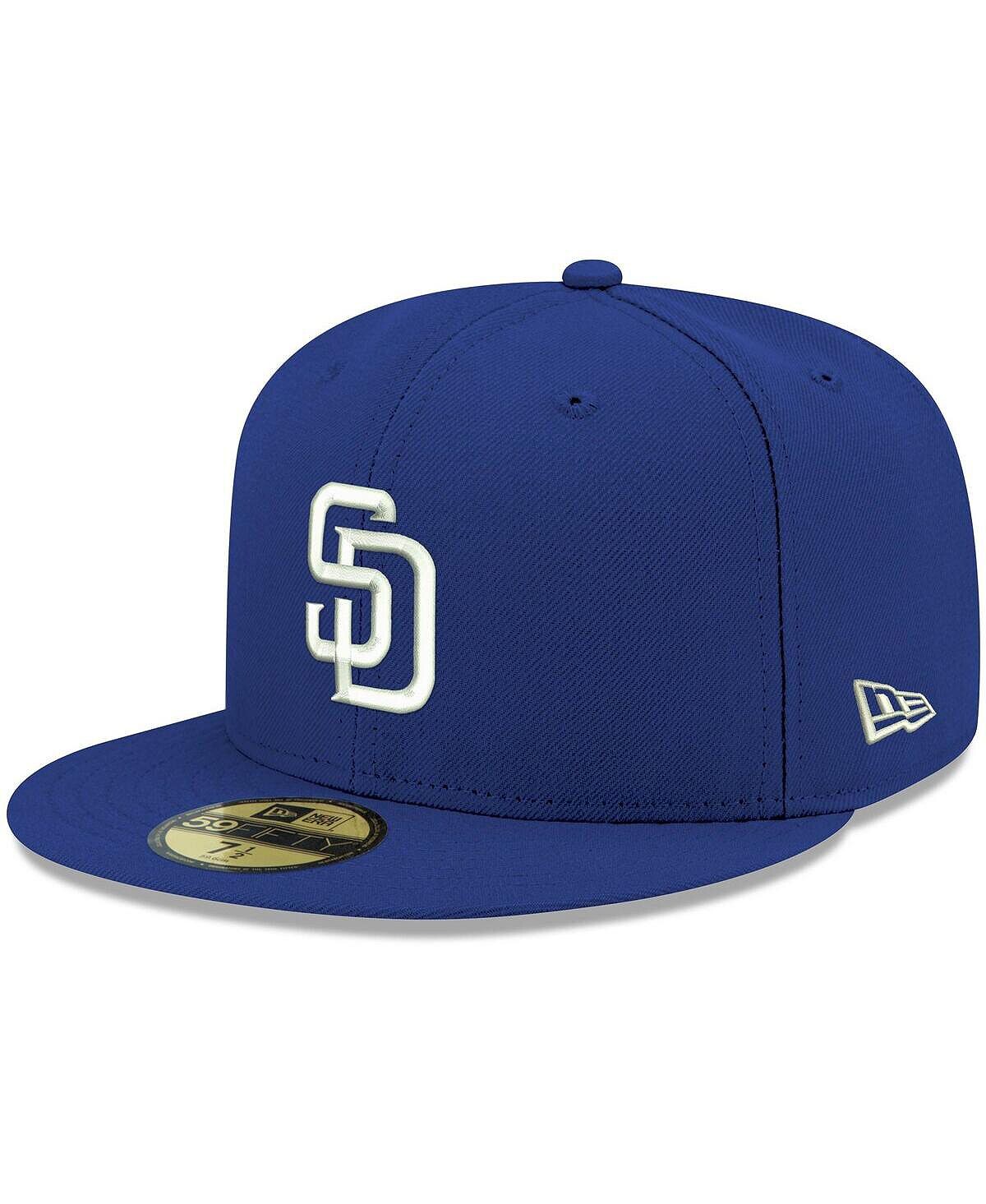 

Мужская приталенная шляпа Royal San Diego Padres Logo белая 59FIFTY New Era