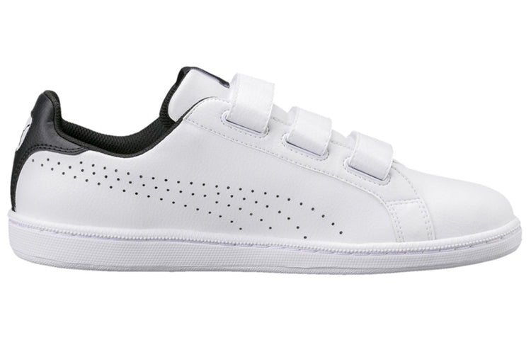 Кеды PUMA Smash Velcro 'White Black', белый — фото 2