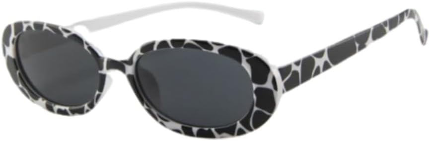 

Маленькие прямоугольные солнцезащитные очки для женщин, овальные, винтажные, квадратные солнцезащитные очки для женщин, очки с защитой от УФ-излучения UV400 UJNHGQ, Cows Color