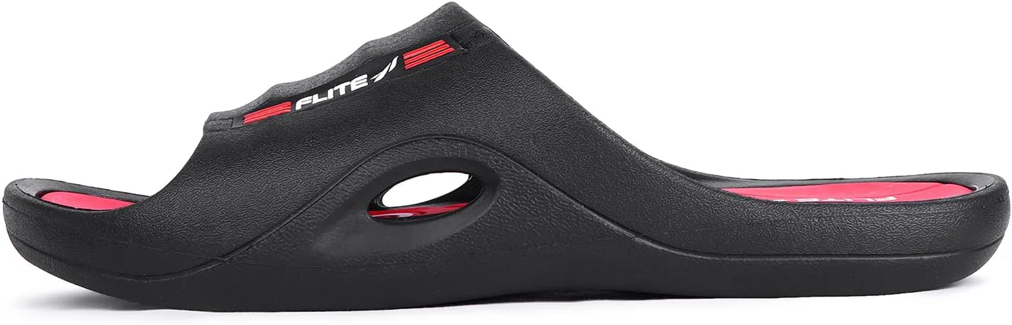 

Мужские шлепанцы/тапочки FLITE для мальчиков/вьетнамки, красный/черный