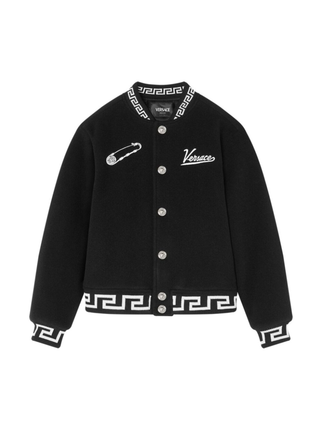 

Детская куртка-бомбер Versace Kids Greca, черный