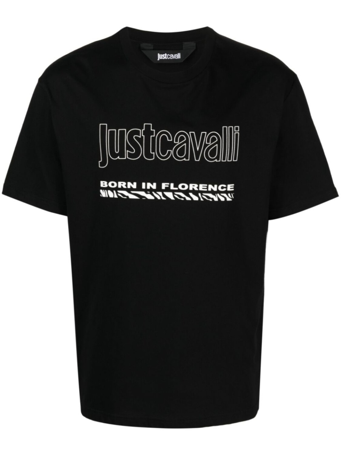 

Just Cavalli футболка с логотипом, черный