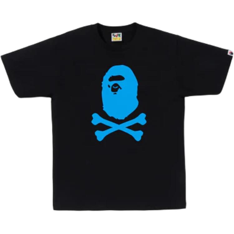 

Футболка Bape Neon Ape Crossbone A BATHING APE, синий