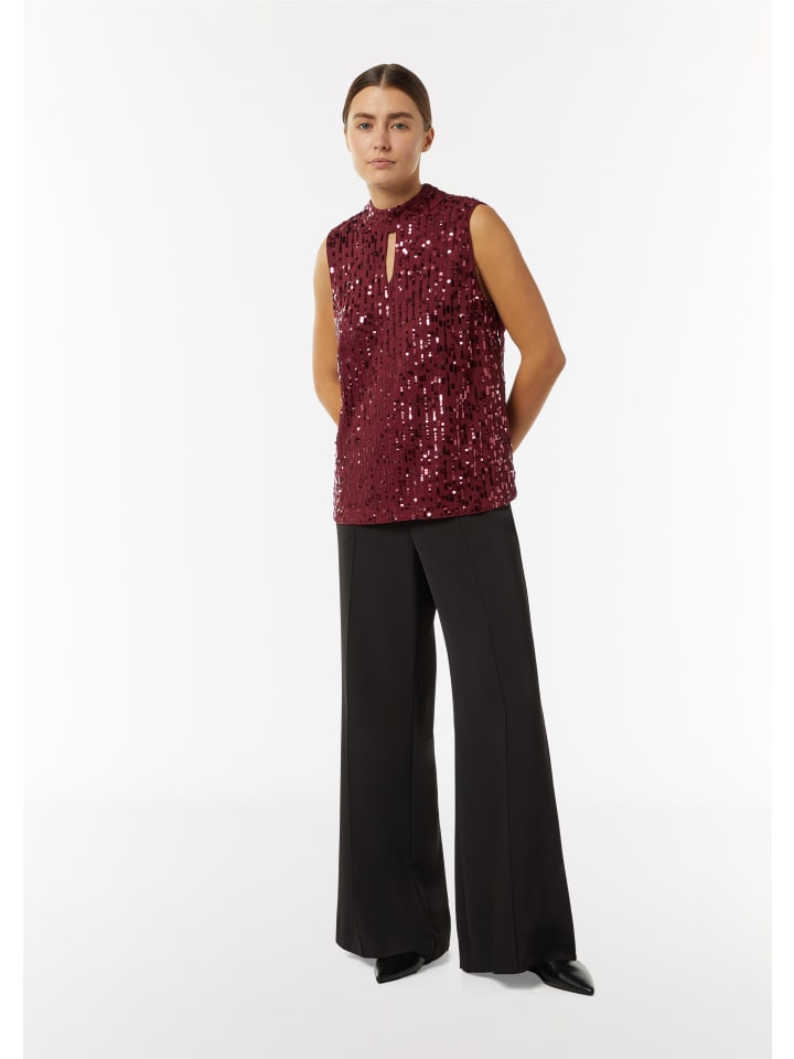 

Блуза comma Bluse ärmellos, красный