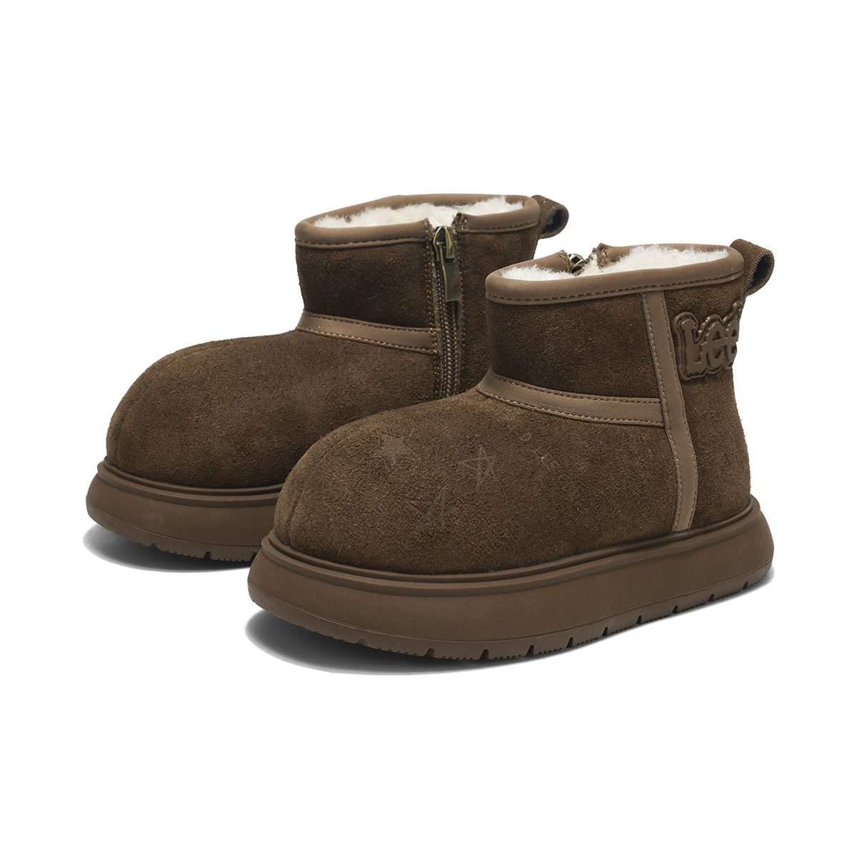 Высокие зимние ботинки Chocolate Brown для детей Lee, Chocolate коричневый — фото 3