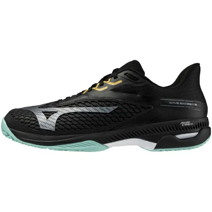 Теннисные кроссовки «Wave Exceed 6 WIDE OC» от Mizuno, Bk/Gr