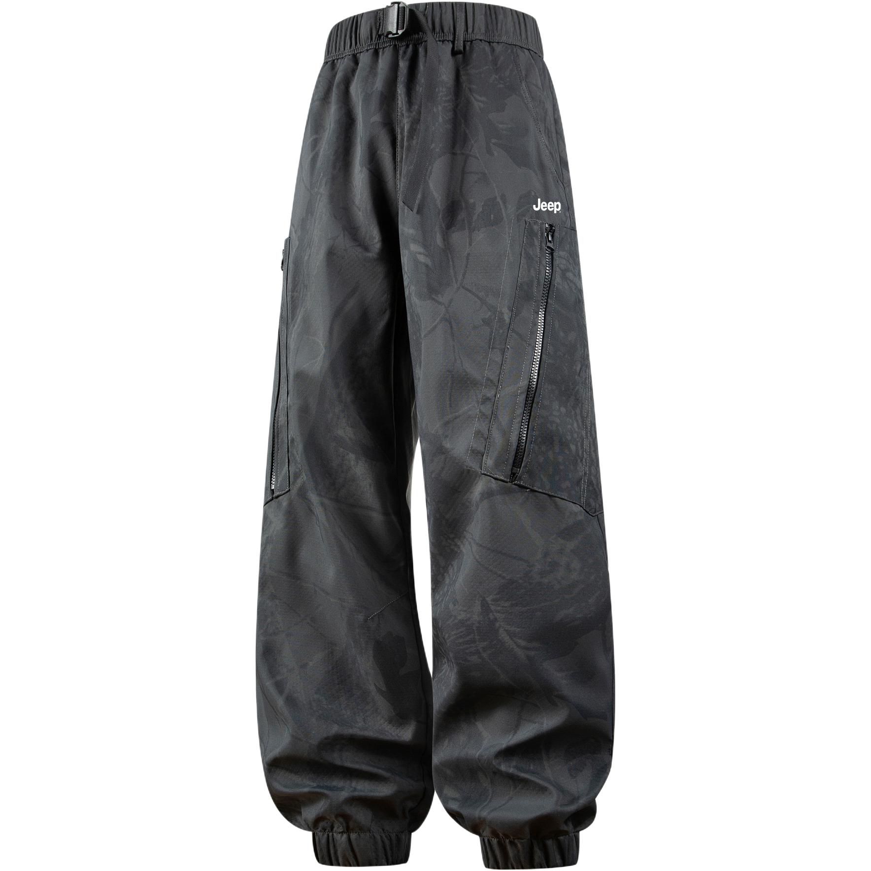 

Повседневные брюки Unisex Moderate Cuffed Jeep, camouflage stone серый-fleece-lined