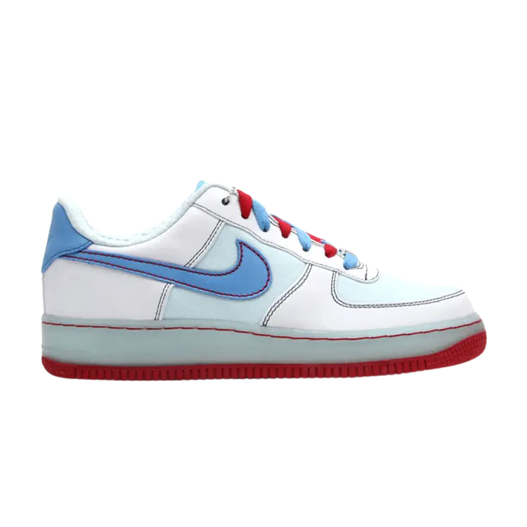 Кроссовки Nike Wmns Air Force 1 Premium '07 'Glacier Blue', белый