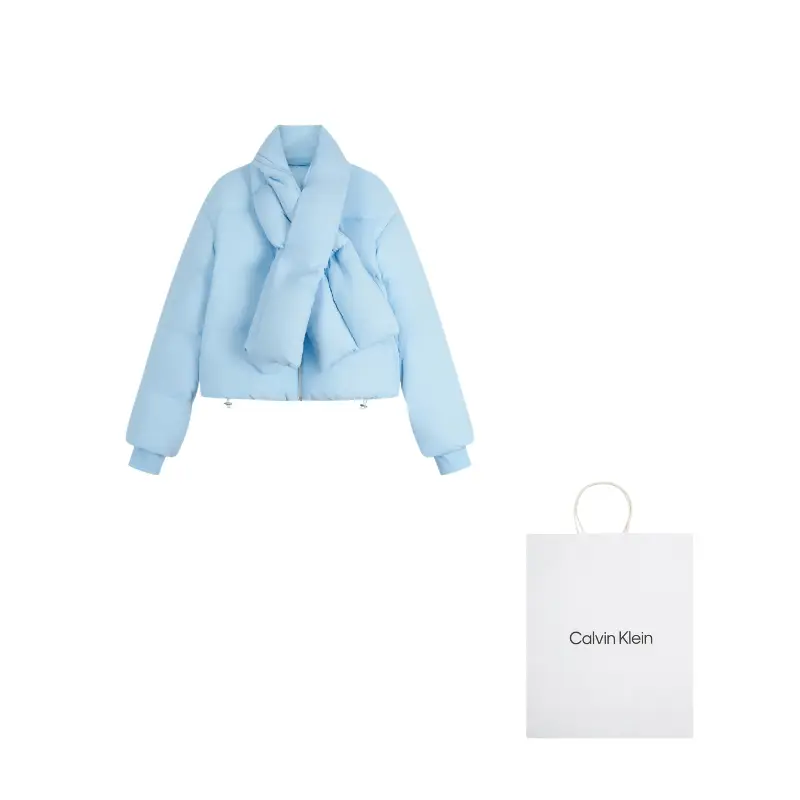 

Calvin Klein Женская пуховая куртка, WD3-Baby Blue