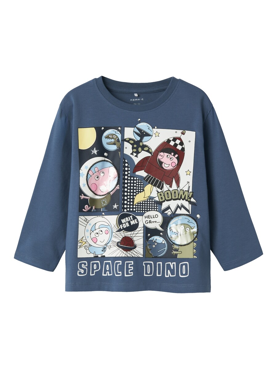 

Рубашка NAME IT NMMDILIP PEPPA, цвет Light blue/Dark blue