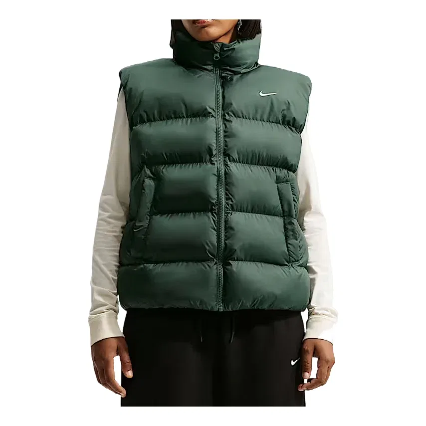 Женский жилет Sportswear Therma-FIT Vest 'Camo Green Sail' Nike, Camo Green/Sail