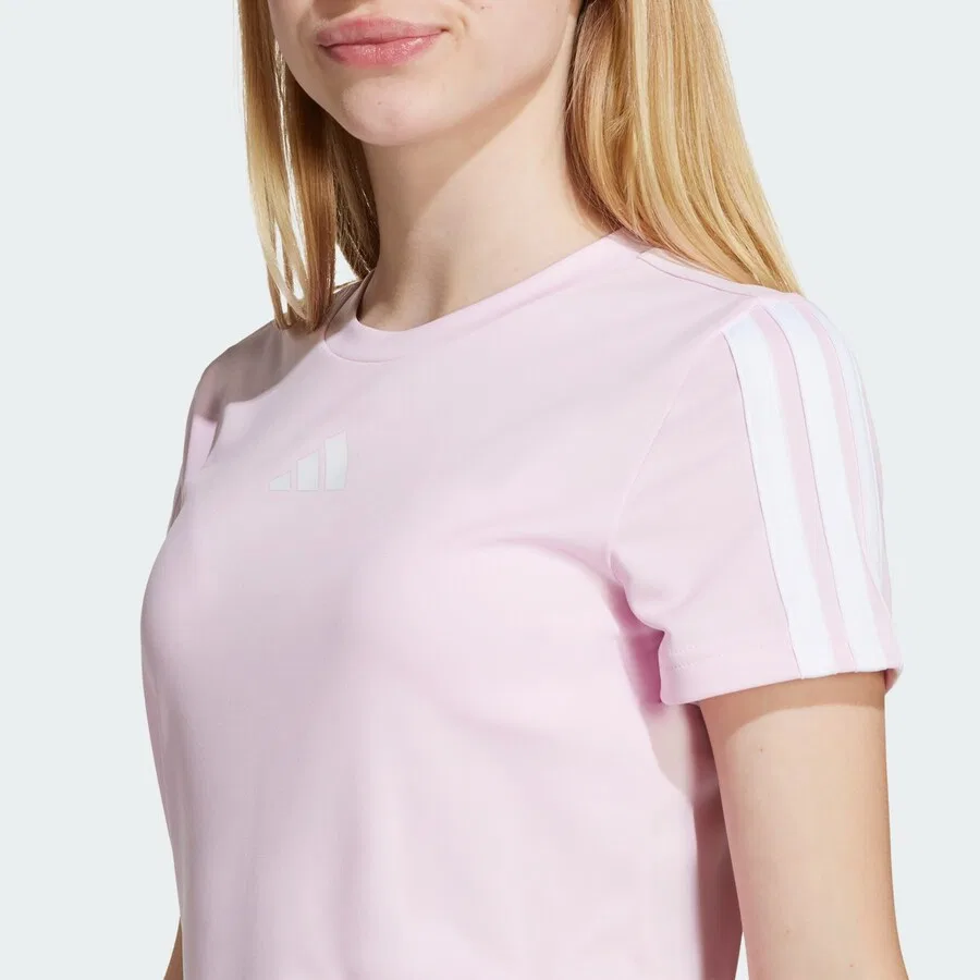 Спортивная футболка 'Training Essentials' розового цвета Adidas Sportswear — фото 4