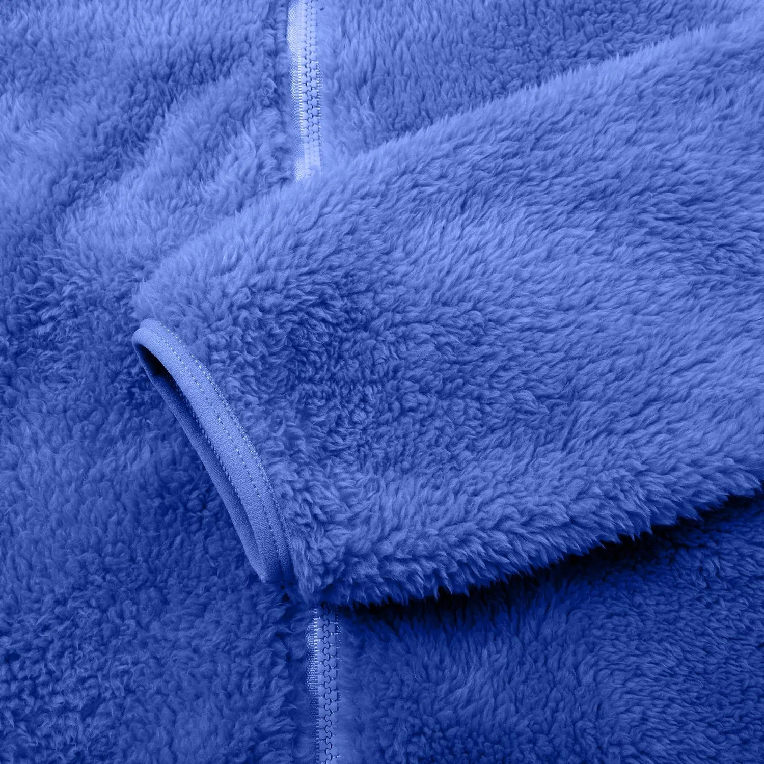 Женское утепленное пальто с флисом Fleece Jackets для женщин, Blue — фото 2