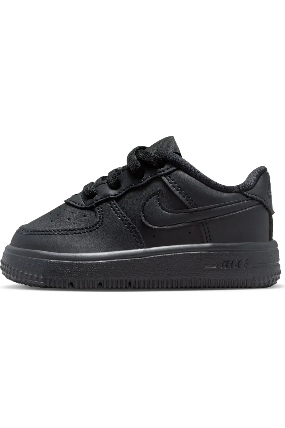 Детские кеды высокие с кроссовочным дизайном Air Force 1 Nike, 001 черный/черный — фото 2