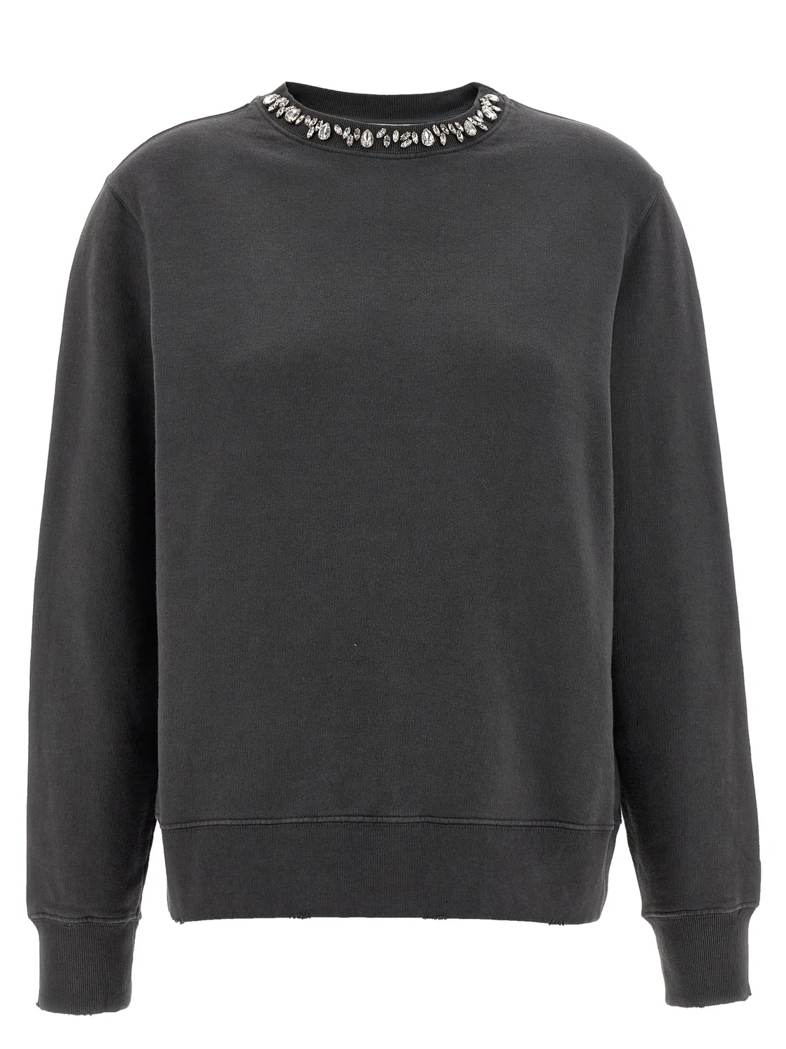 Женский свитшот с эффектом потертости Athena Golden Goose, Gray