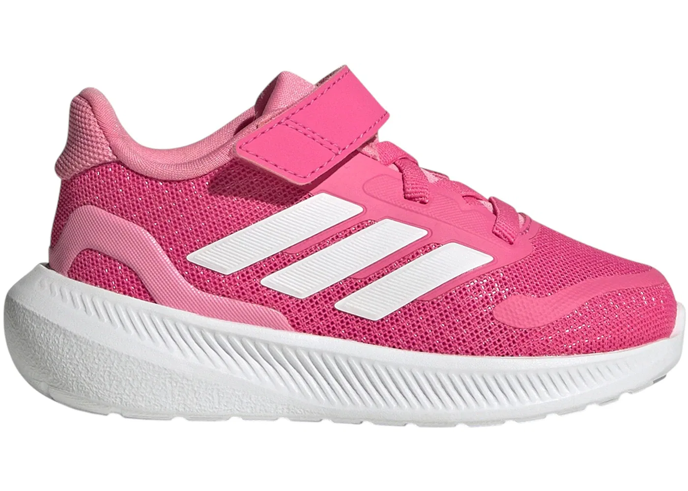 Детские кроссовки для бега с амортизацией Adidas Runfalcon 5, Pulse Magenta/Cloud White/Bliss Pink