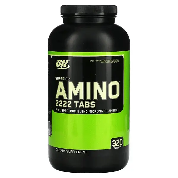 

Superior Amino 2222 Tabs, 320 таблеток, Optimum Nutrition