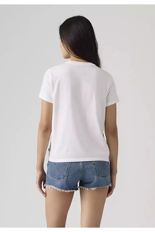 Женская футболка с принтом Women'S Graphic Favorite T-Shirt 005Gv-0024 Levi'S, White — фото 4