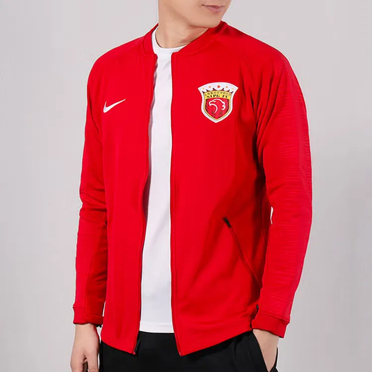 Куртка тренировочная с принтом Shanghai Shenhua Nike, красный — фото 4