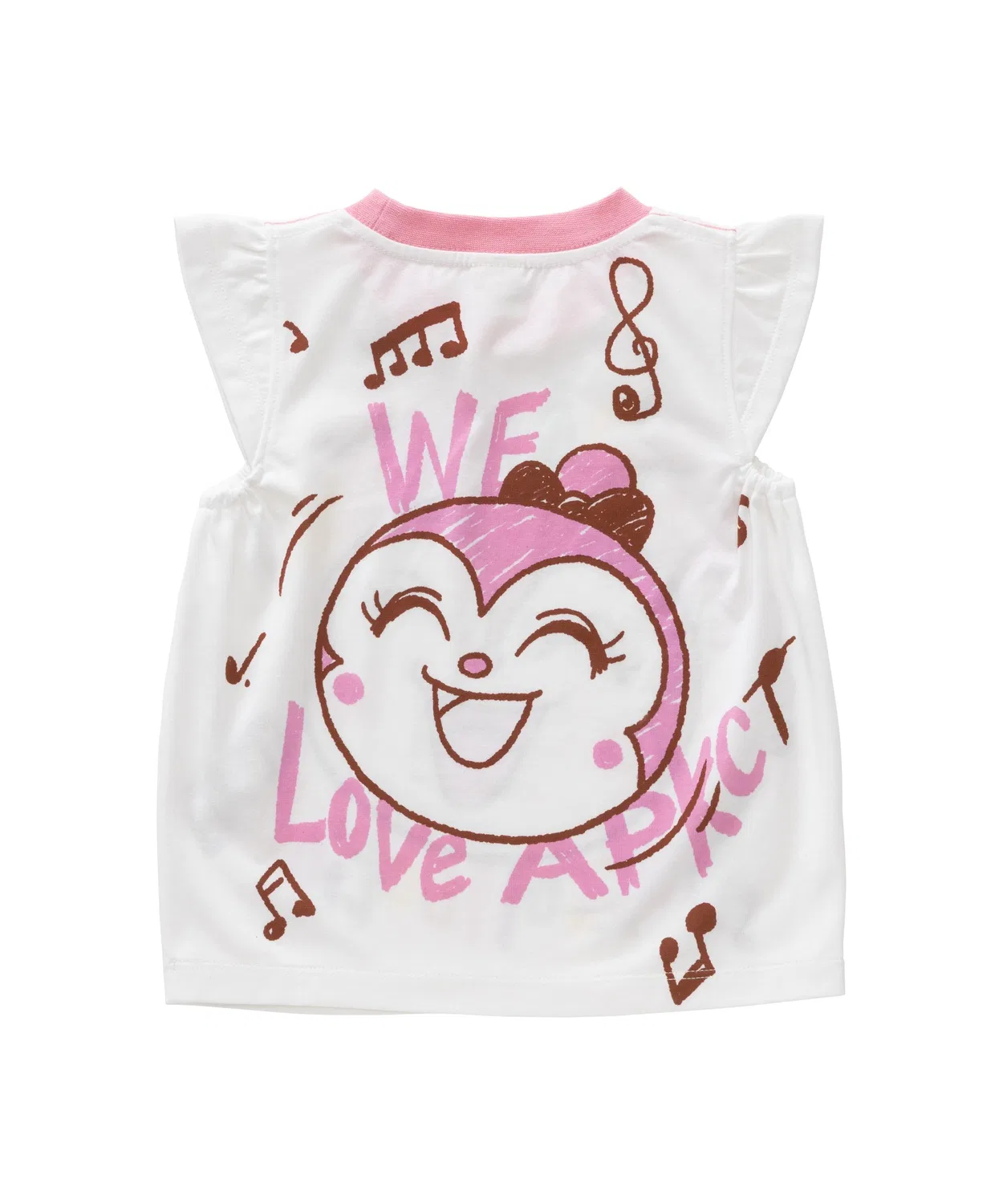 Детский топ без рукавов с принтом Докинян ANPANMAN KIDS COLLECTION, Off White — фото 4