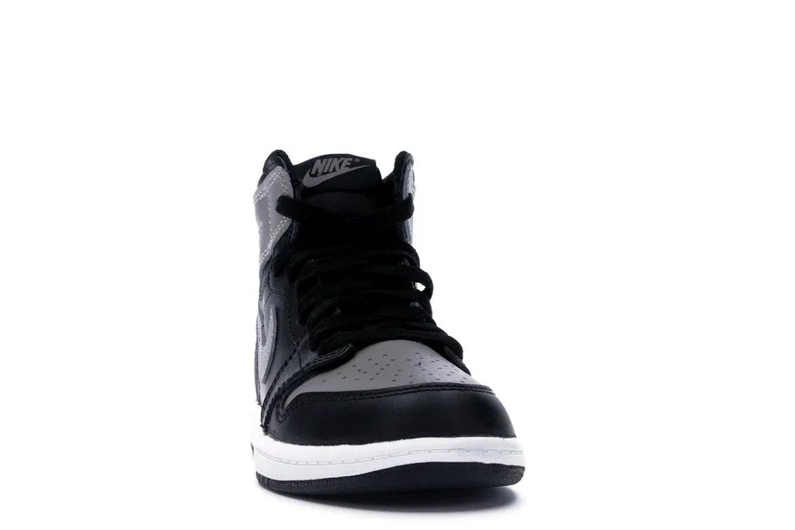 Детские кроссовки Lifestyle с высоким верхом Jordan 1 Retro High Shadow 2018 PS Jordan, Black/Shadow Grey-White — фото 2