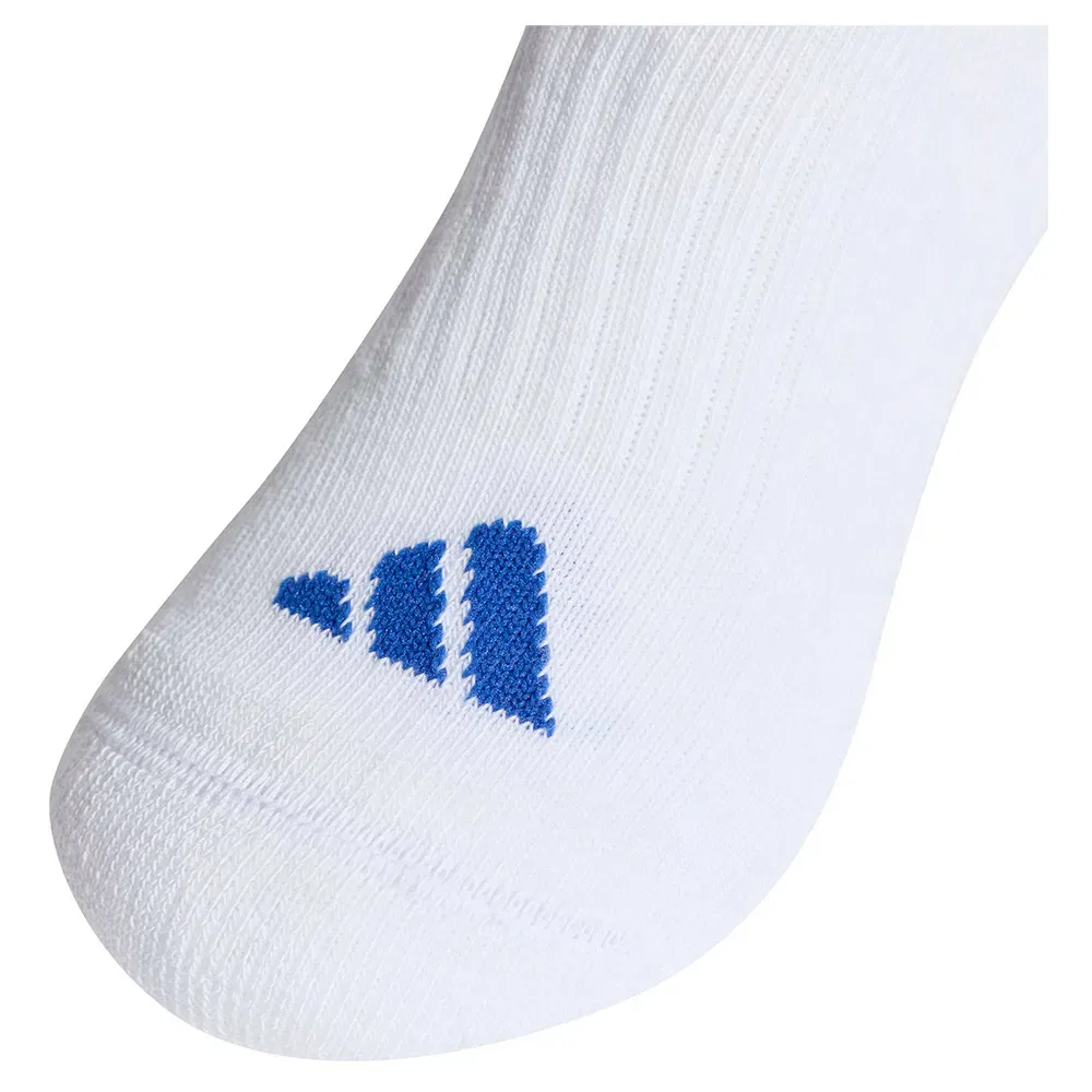 Носки спортивные Adidas 3 Stripes Cushioned Sportswear 3 пары, белый — фото 3