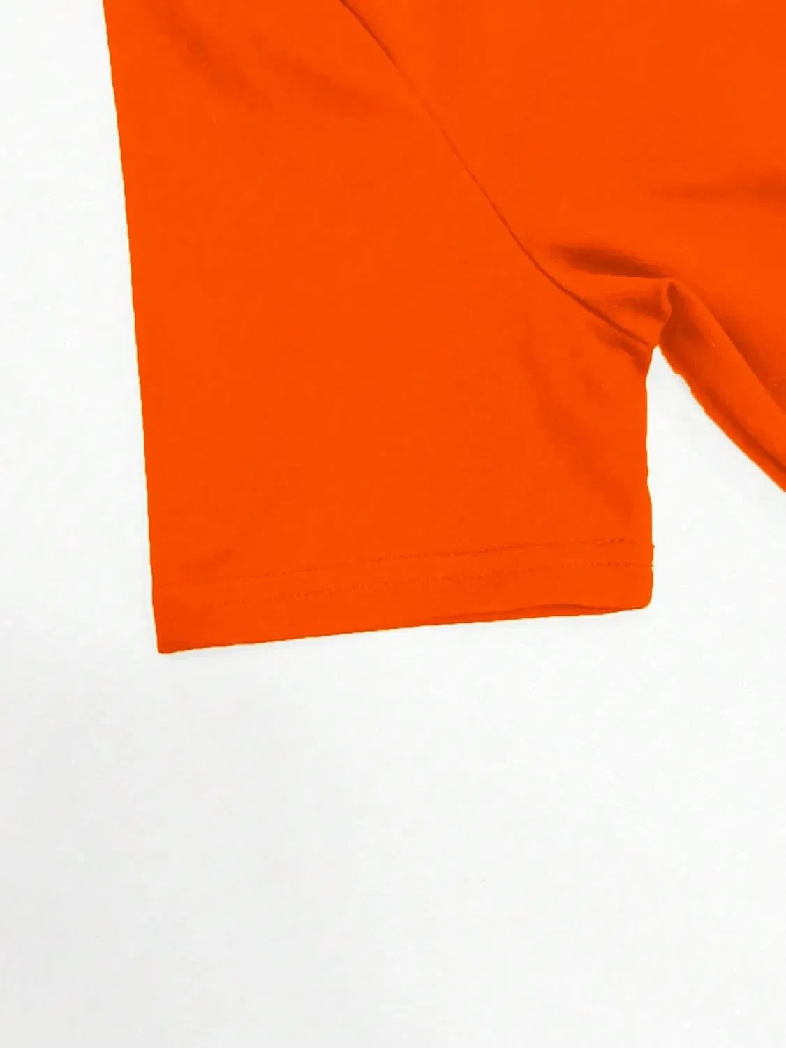 Женское миди-платье с высоким разрезом Short Sleeve, Orange — фото 4
