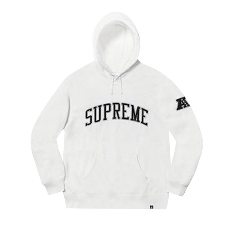 Толстовка Supreme x NFL Raiders '47 Hooded Sweatshirt 'White', белый — фото 2