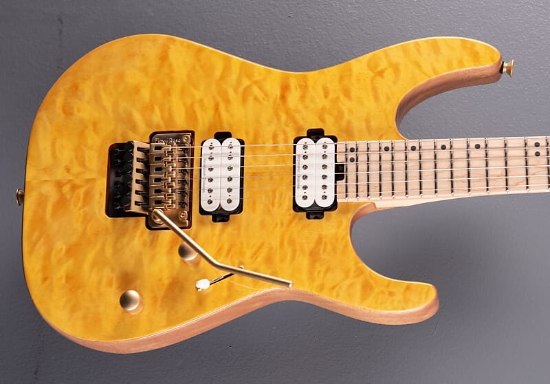 

Электрогитара Pro-Mod DK24 HH FR M Mahogany with Quilt Maple - Dark Amber