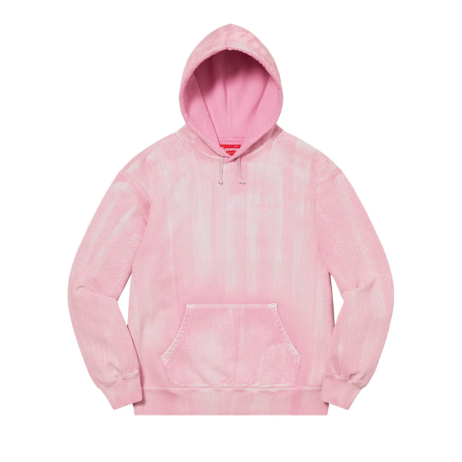 Худи с принтом Brush Stroke Supreme, Pink