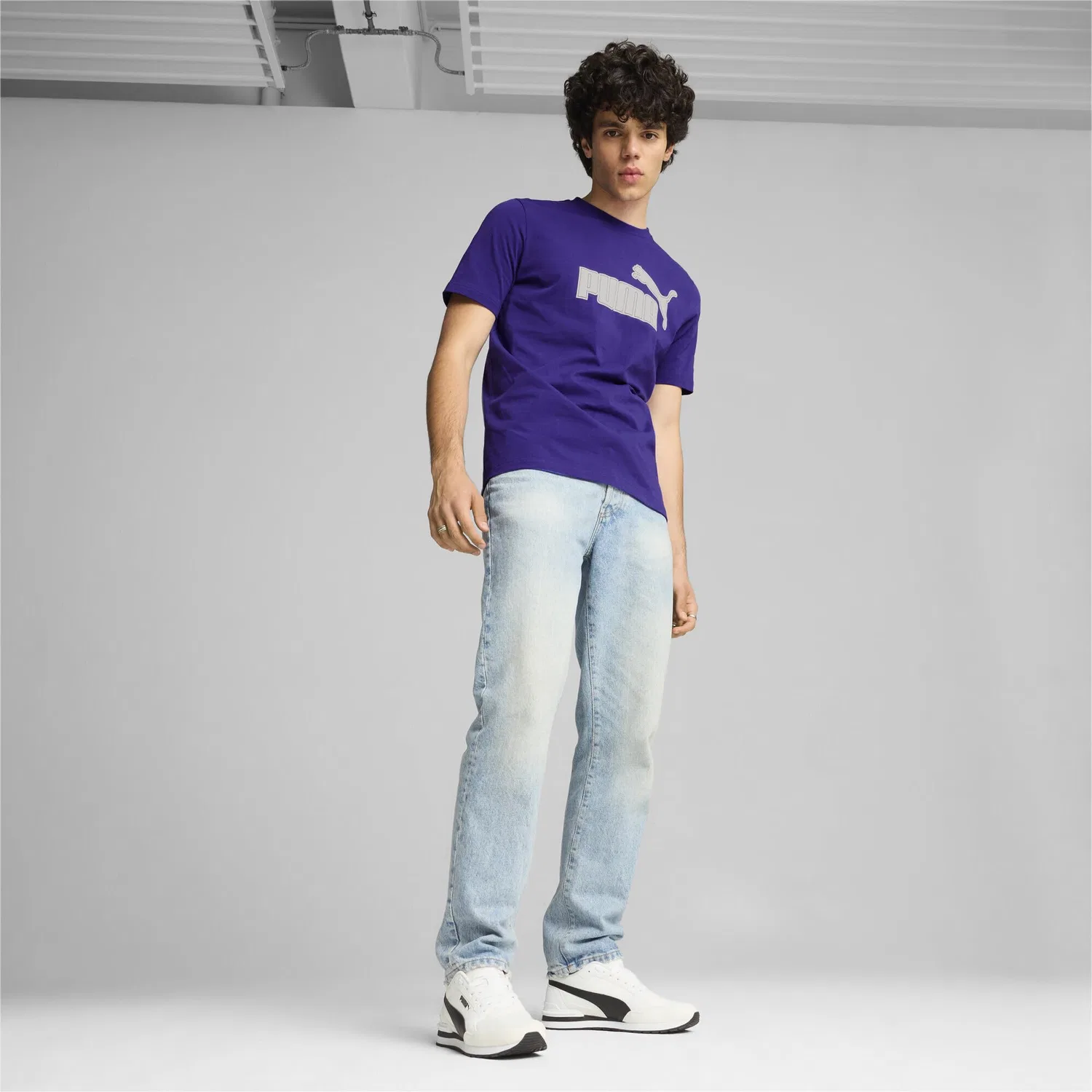 Детские кроссовки с легендарным дизайном PUMA St Runner Nl PUMA White PUMA Black Cast Iron V4 — фото 2