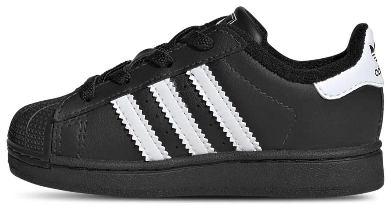Кроссовки для мальчиков Superstar II Adidas, черный/белый — фото 3