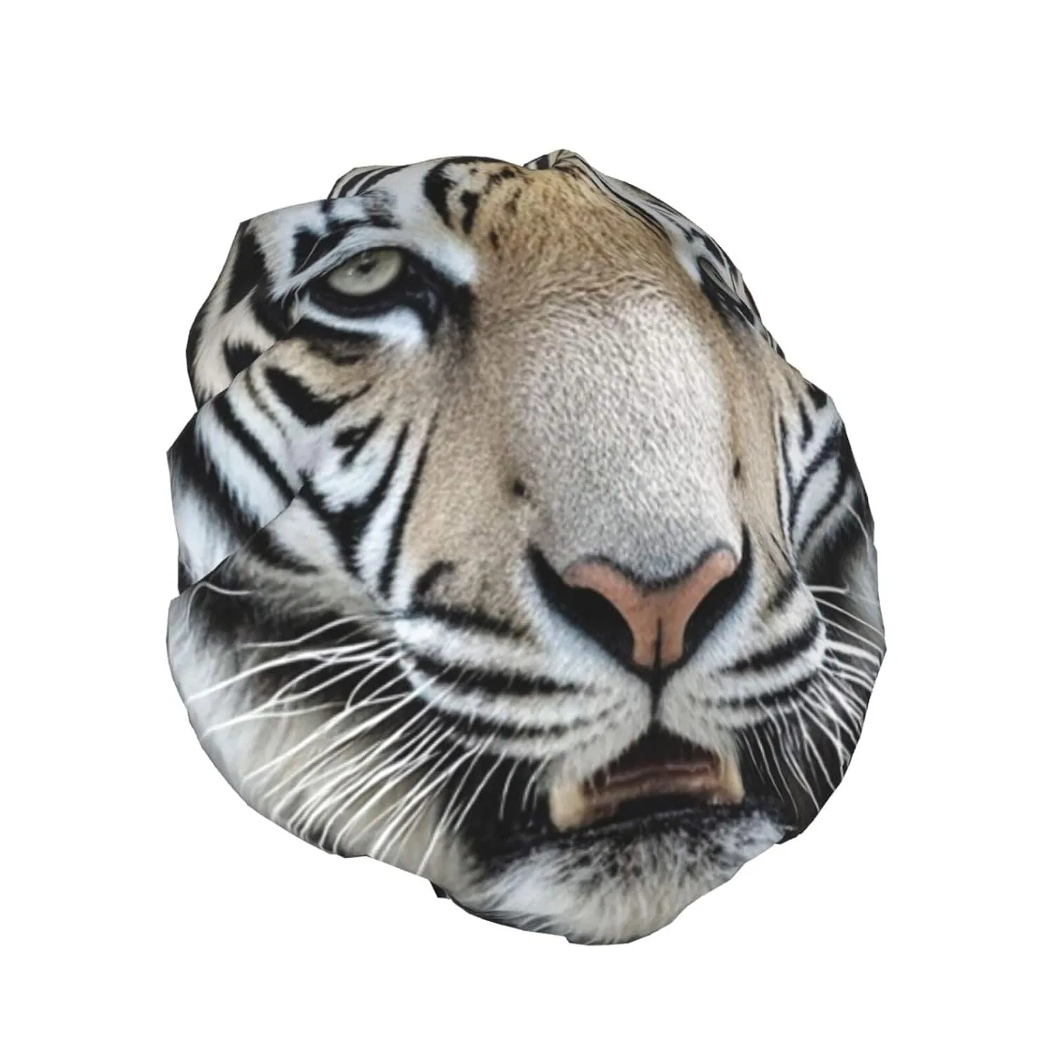 Шапочка для душа двойная водонепроницаемая STVYUKL, Black and White Tiger — фото 2