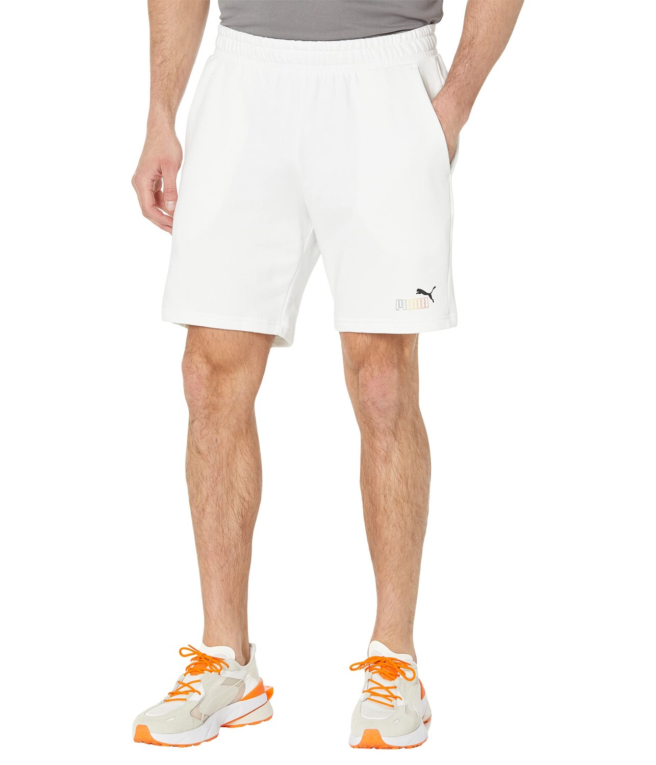 Мужские шорты Puma Essentials Rainbow, белый